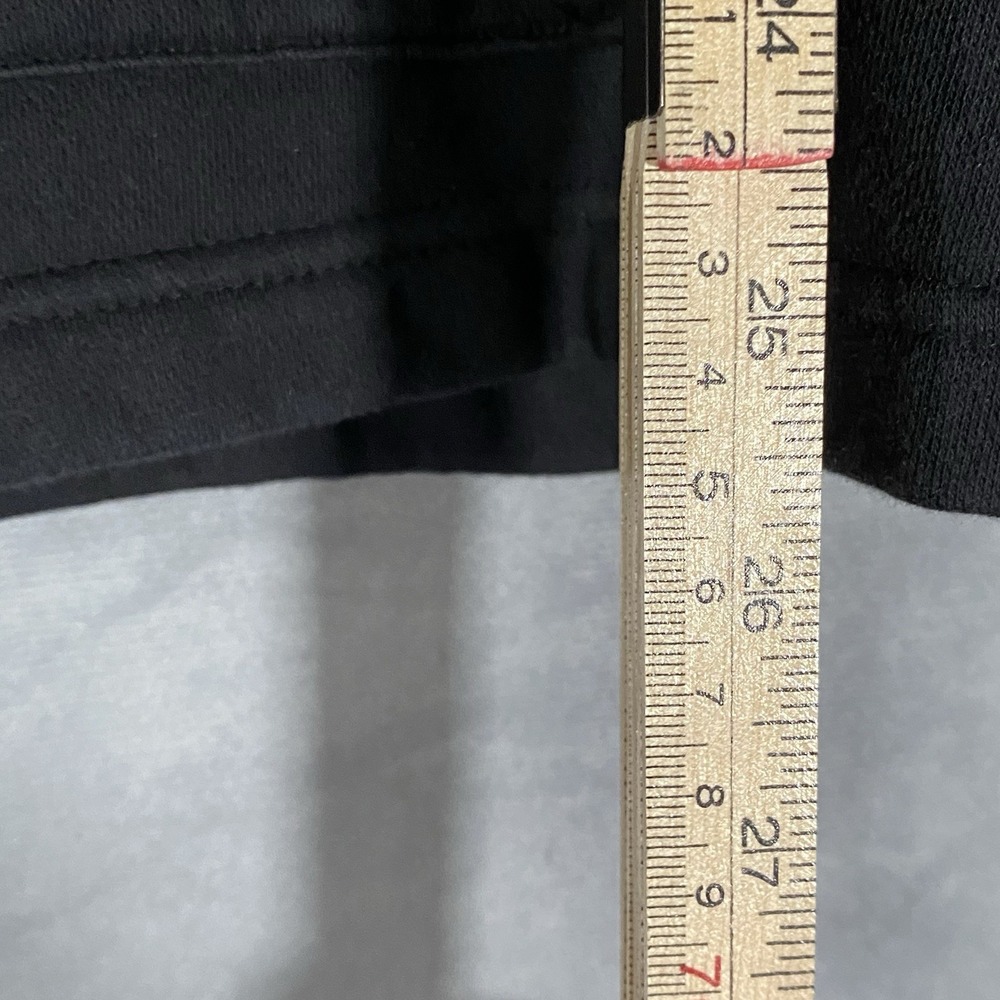 Adidas Originals Women's Hoodie Black White 3 Stripe Trefoil Sweatshirt M - Picture 3 of 6